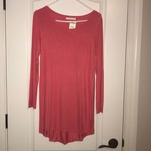 NWT pink long sleeves dress